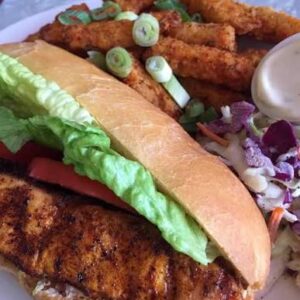 Salmon Po' Boy