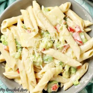Vegetable Pasta Alfredo