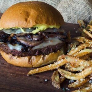 Mushroom Provolone Burger